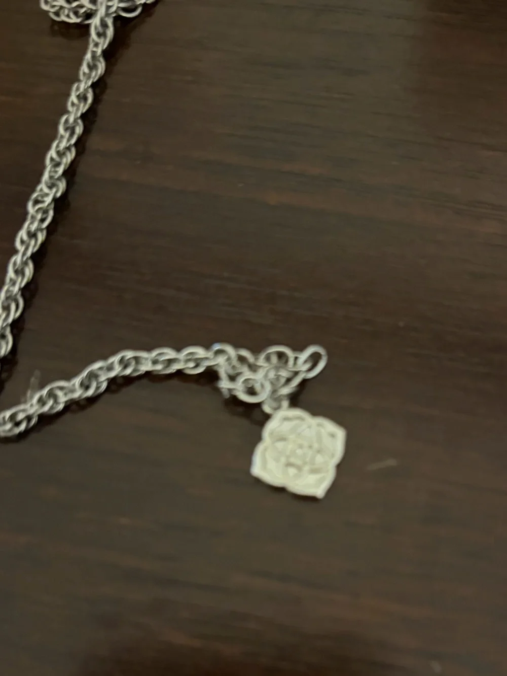 Kendra Scott Rayne blue lace agate necklace